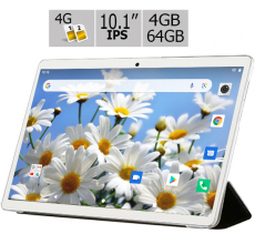 Планшет - телефон  Adronix S 464 LTE Silver IPS 10.1''  4GB/64GB  + Чехол-книжка
