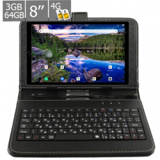 Планшет-телефон Hoozo MT PRO Pad 8 LTE 3/64 Black + Чехол-клавиатура!