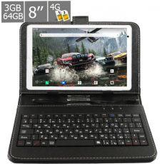 Планшет-телефон Hoozo MT PRO Pad 8 LTE 3/64 Pink + Чехол-клавиатура!