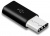 Переходник MicroUSB на Type-C - Black Переходник MicroUSB на Type-C - Black