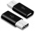 Переходник MicroUSB на Type-C - Black Переходник MicroUSB на Type-C - Black