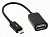 USB OTG кабель, переходник с MicroUSB на USB Black