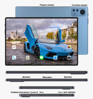 Планшет-телефон Hoozo LTE Tab332 Blue 3/32 DUAL SIM 10.1" IPS